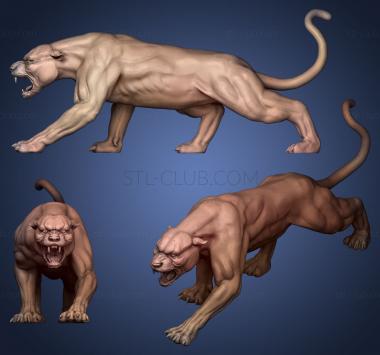 3D model Panther (STL)